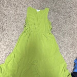 Max Studio Olive Green Wrap Dress